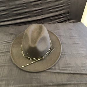Black Cowgirl-Style Hat